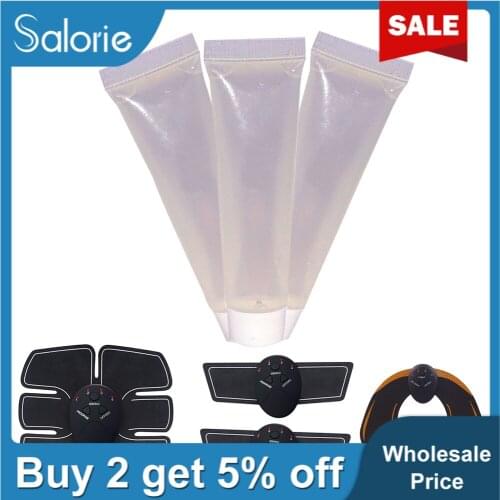 SALORIE 3pcs 15ml Conductive Conducting Body Slim Ultrasonic Ultrasound Cooling Electric Massage EMS trainning Skin Care Gel