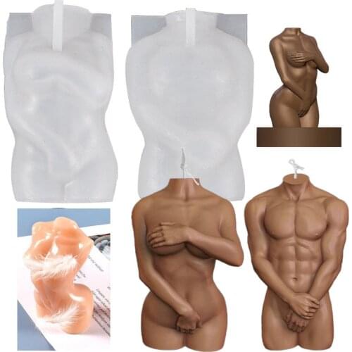 Male and Female Silicone Mould Design Candle Mold Handicraft Jewelry Decoration Acessories for Resin