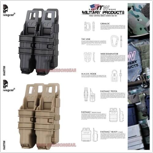 EMESON Fast mag Rifle+Pistol Magazine Pouch EM6347 Magazine bag
