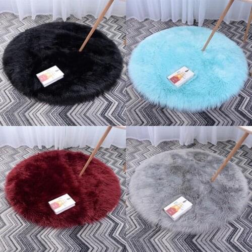 Super soft faux sheepskin carpet bedroom floor plush rug bedroom bedside carpet window decoration carpet children crawling rug