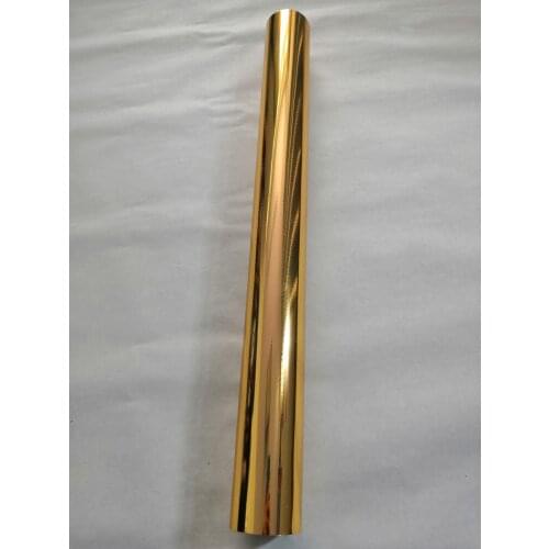 Hot stamping foil light gold color 105 for paper and plastic 64cm x120m