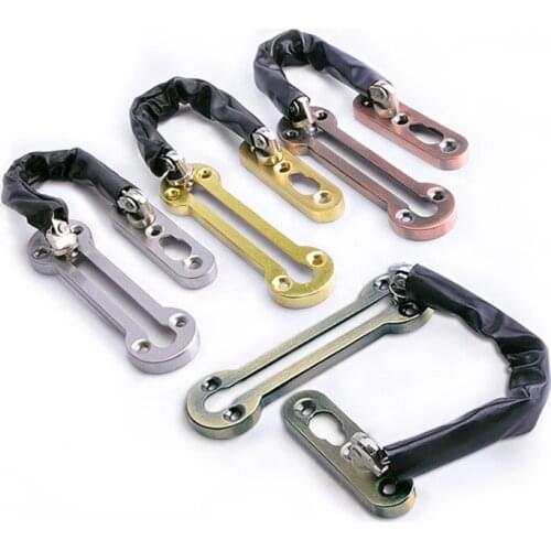Thicken Anti-theft Chain Stainless Steel Door Bolt Door Chain Buckle Bolt Home Safety Door Lock Hotel Security Guard Bolt