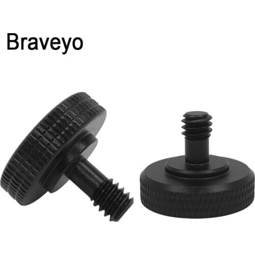 1/4" to 1/4" Camera Screw Male To Female Conversion Screw Photography Adapter For Dslr Camera Tripod Flash Lamp Bracket Mount