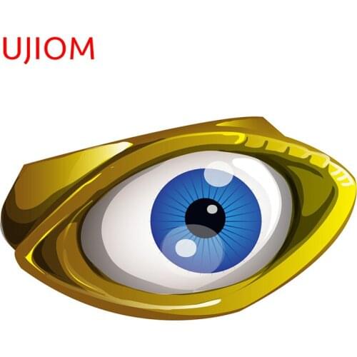 UJIOM Golden All Seeing Eye Wallsticker Cartoon Sticker Japanese Art Decoration Wallpaper Vinyl Decal Wall Decor Removable Decal