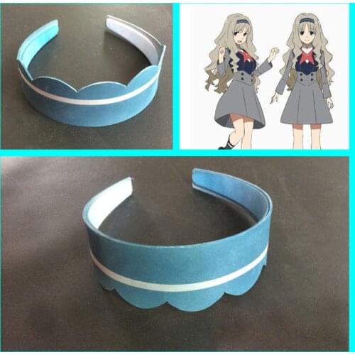1pcs New Arrival DARLING in the FRANXX 02 Zero Two Cosplay Props Headwear EVA Blue Headband Hairband Halloween Use