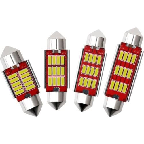 2x Car SuperBright LED Festoon Constant Current Bulbs C5W C10W CANBUS No Error Auto Interior LED Signal Lights White 12V Diode