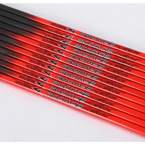 31 inch Spine 400/ 500 600 / 700 / 800/900/1000 Pure Carbon Arrow Shaft ID 4.2mm Arrow tube Fluorescent Orange For Arrow DIY