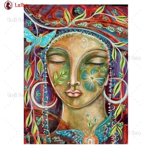 5D DIY Diamond Painting Abstract art, woman, flower, bird cross stitch full square/round diamond embroidery mosaic painting