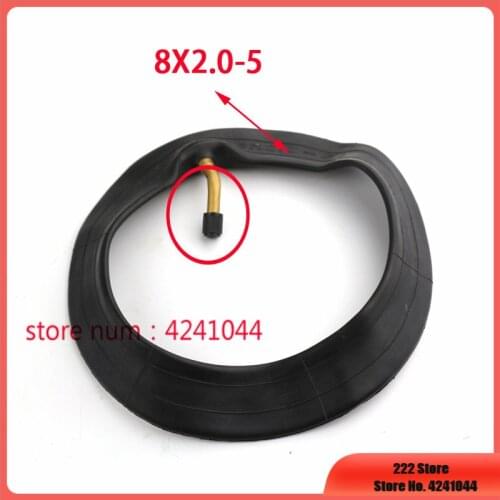 8 inch pneumatic inner tube 8X2.0-5 Inner Tube With Bent Valve Suits Electric scooter baby trolley 8x2.00-5 inner tube