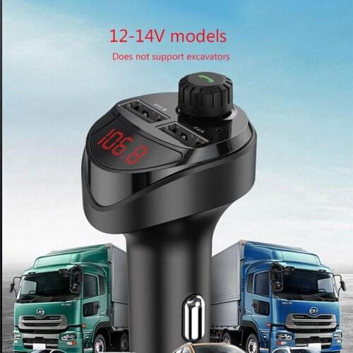Car Bluetooth-compatible Transmitter Fast Charger Wireless Handsfree Audio Receiver Auto MP3 Player 3.4A Dual USB Car Charger