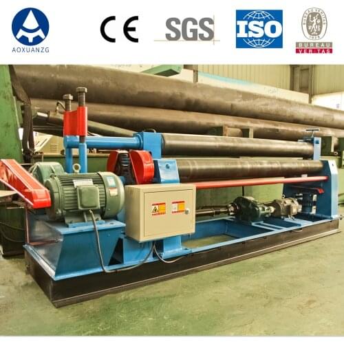 Hydraulic Automatic 3 Rollers Mechanical Plate Rolling Bending Machine