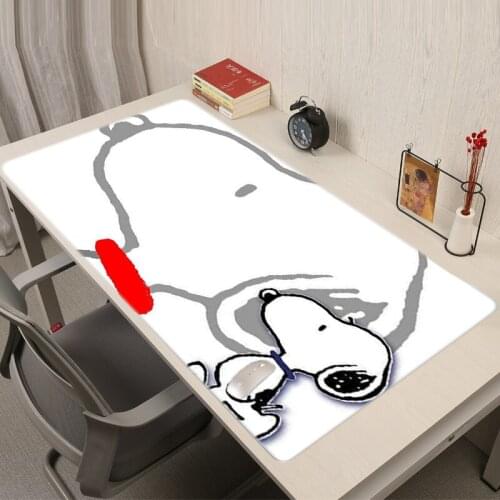 Cute Dog Gaming Mouse Pad Gamer Keyboard for Compass Kawaii Gaming Accessories Mausepad Table Mat Varmilo Pc Gamer Complete Mice