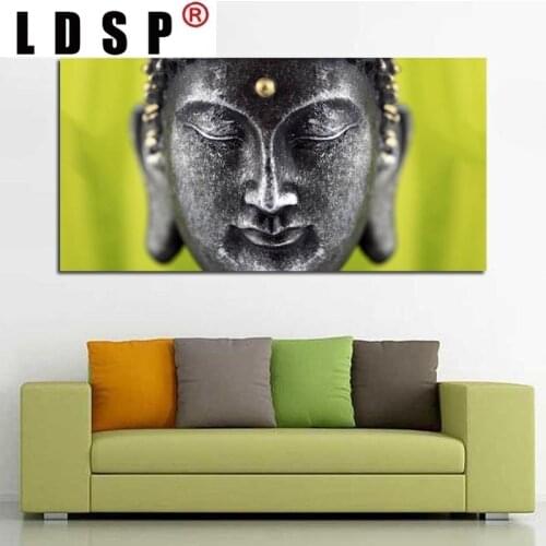 HKDV Realist Buddha Canvas Painting Modern Wall Art For Living Room Portrait Posters Prints HD Big Size Pictures Home Decor