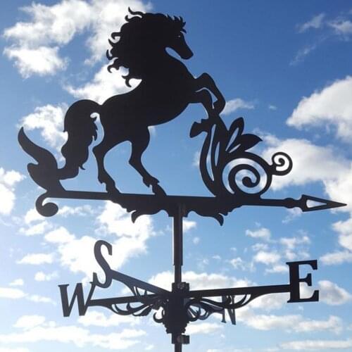 Weather Vane with Horse Ornament Wind Vane Weather vain for roof Weather vanes for Roofs Rooster weathervane