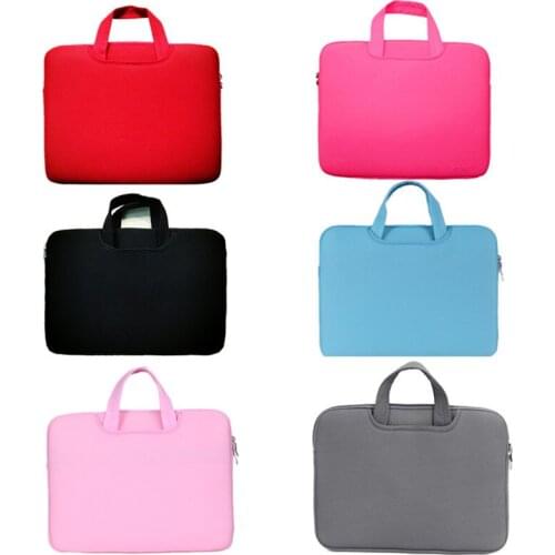 Soft Neoprene Laptop Notebook Liner Sleeve Case Computer bag for IPAD Macbook Pro Air Retina 11 12 13 15 Tablet Liner Handbag