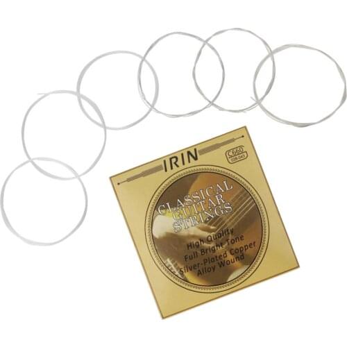 Set Of 6 Guitar Strings Bright Clear Tone For Classical Guitar Accessory