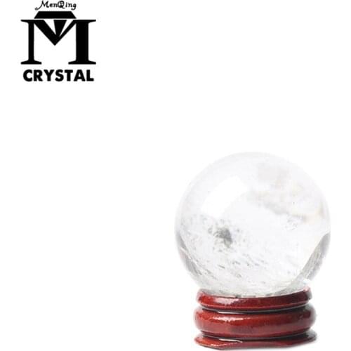 Natural clear Crystal Ball white Quartz Transparent stone Ball Spheres Ball Photography Balls Crystal Craft Decor Feng Shui