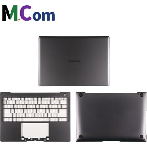 New LCD Back Cover/Palmrest Upper Cover/Bottom Cover For Huawei Matebook X Pro MACH-W19 MACHR-W19 MACHC-WAH9LP MACHC-WAE9LP Gray
