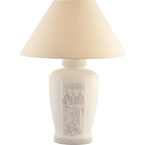 New Yalılı Ceramic Urart Small Ceramic Cream Lampshade Lampshade