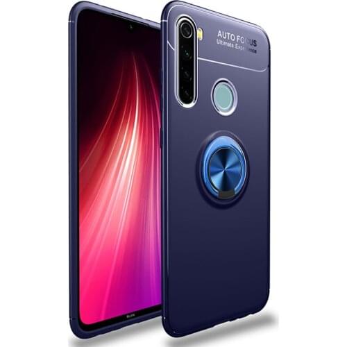 100pcs 360 Rotating Adsorption TPU Cover Car Holder Stand Magnet Case For Xiaomi Redmi Note 10 Pro Max 10S 9 9A 9C 9S 9T K40