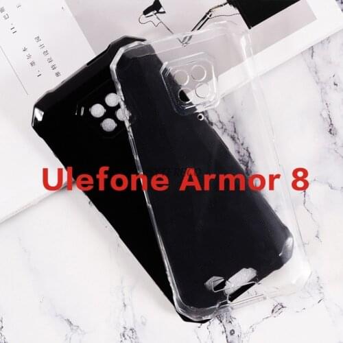 Transparent Phone Case For Ulefone Armor 8 5G Case Silicone Protective Soft Black TPU Case For Ulefone Armor 8 Armor8 Back Cover