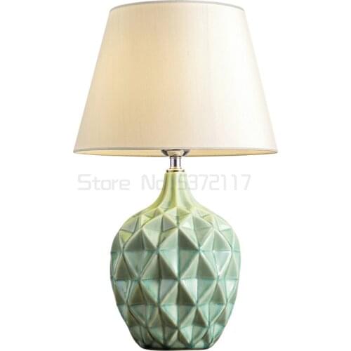 Northern European table lamp bedroom girl bedside lamp simple modern style art creativity living room ceramic table lamp