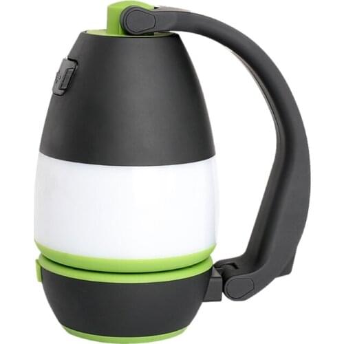 H7JB Torch Light Rechargeable 3 in 1 Foldable Camping Light Lamp Flashlight Desk Lights for Camping Hiking Fishing Power Cuts