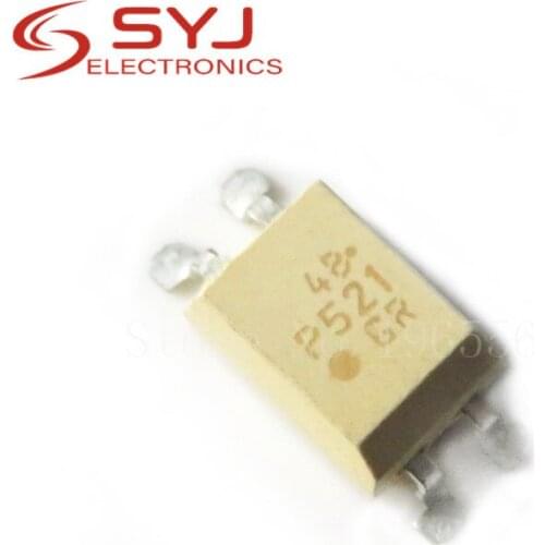 10pcs/lot TLP521-1GB TLP521-1 TLP521 P521 DIP-4 SMD-4 Optocouplers In Stock