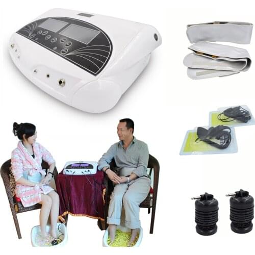 2016 Ion Far Infrared Ionic Cleanse Detox Foot Bath Machine Detox Array Combined with detox foot spa use 110-240V DHL shipping