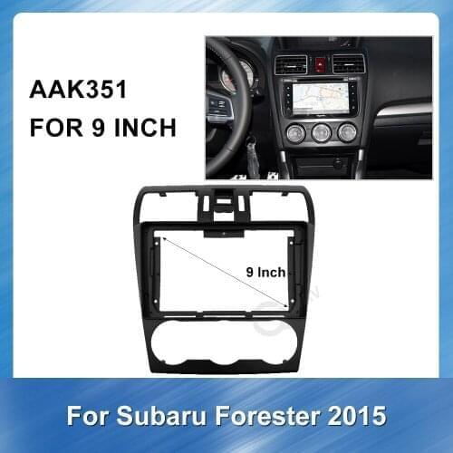 9 Inch 2din Car Fascia For SUBARU Forester 2015 Car Dvd Frame Install Adaptor Panel Dash Mount Installation Stereo receiver