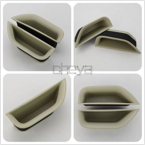 For Mercedes Benz E Class W212 E200 E260 E300 2011-2015 Accessories Black/Beige Car Front Door Storage Box New Arrivals 2pcs