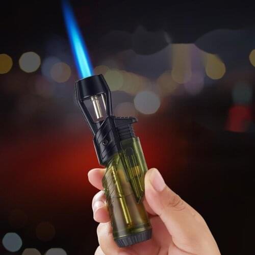 Large Firepower Portable Inflatable Small Spray Gun Windproof Small Welding Torch Lighter Cigarette Accessories