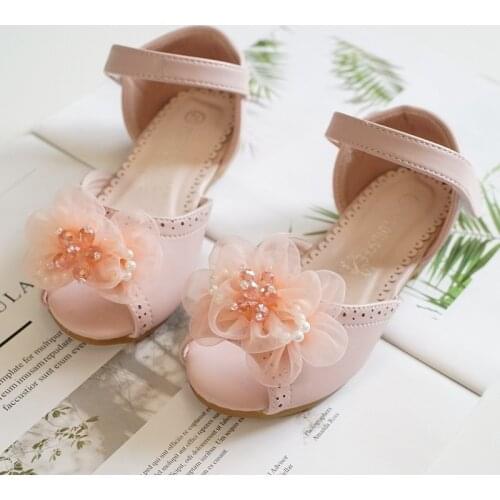 Kids Sandals Girls Summer 2018 New Princess shoes Sandals For Girls Fashion Princess Fish Head Kids Shoes