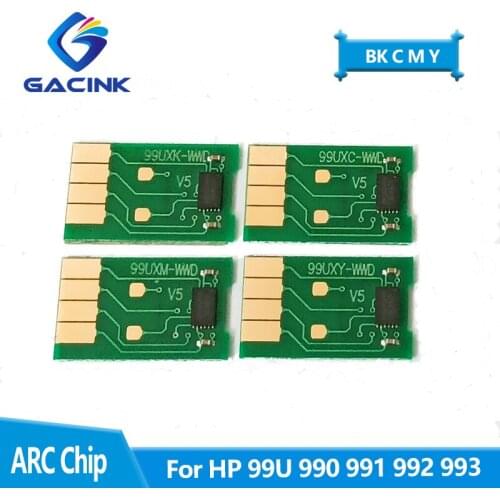 For HP 990 991 992 993 ARC Chip for HP PageWide Pro 777z 777zs 772dw 772dn 750dw 750dn MFP 774dn 774dns 775dn 779dn 4 Colors