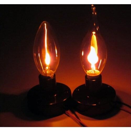 E14 3W Edison Flicker Flame Led Candle Light Bulb Home For Decor Lighting Ampoule Candle Bulb Vintage Industrial Filament 220V