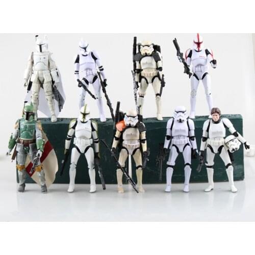 Movie Wars The Black soldier Series Action Figure Toy soldier Model Doll Kids Gift