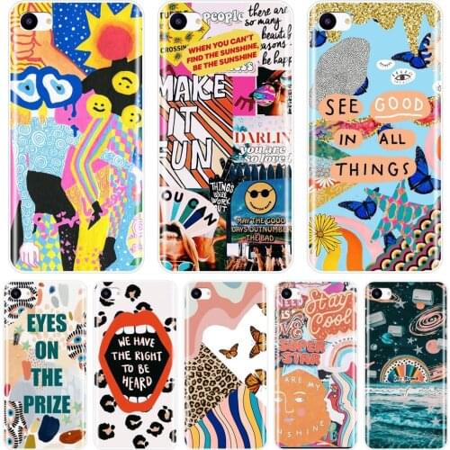 Aesthetic Art Star Silicone Phone Case For Meizu 16th 16x 15 Lite 16 Plus Soft Back Cover For Meizu Pro 6 7 Plus U10 U20 Case