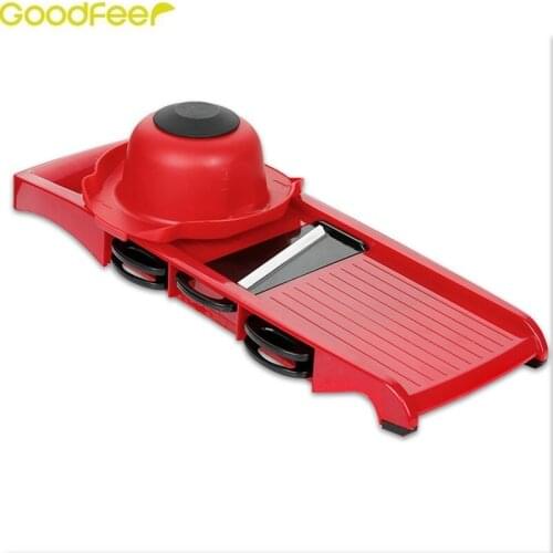 Goodfeer Stainless Steel 5 Blades Vegetable Slicer Grater Fruit Chopper Julienne Peeler for Carrot Potato Cheese Kitchen Tools