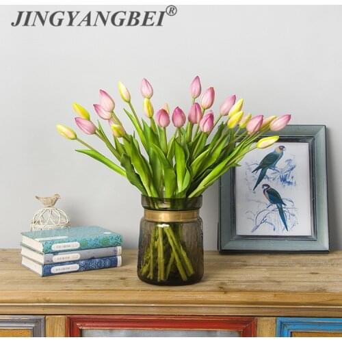 JINGYANGBEI Artificial Tulips