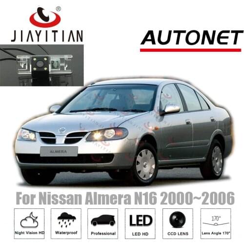 JIAYITIAN car rear view camera for Nissan Almera N16 2000~2006 3D 4D 5D/backup Camera/Reverse Camera/License Plate camera CCD