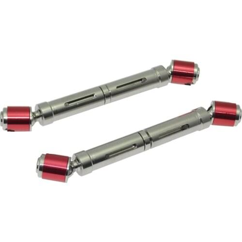 2PCS RC Metal Universal Drive Shaft 106-135mm for Axial SCX10 D90 1/10 RC Crawler Car