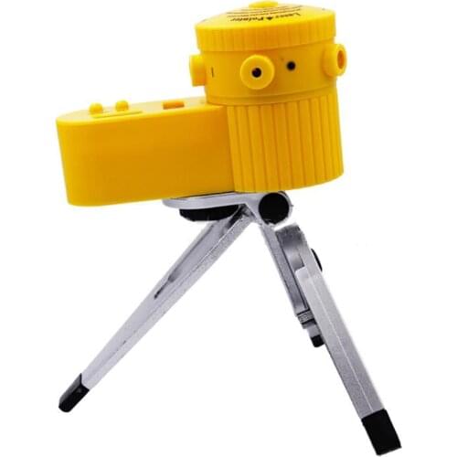 1 Set 2 Lines Laser Level with 3-legs Bracket, Horizontal/Vertical/Cross-Line, Portable Laser Level Measure for Hanging Pictures