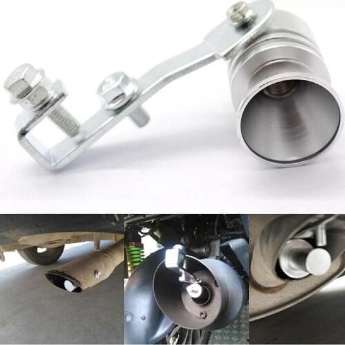 Car Exhaust modification Motorbike Turbo Whistle Universal Car Turbo Sound Simulator Muffler for Motorcycle and Car Accessories