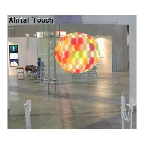 1.524M*2M transparent rear projection film,1.524m*2m holographic film size Rear Projection film/foil display