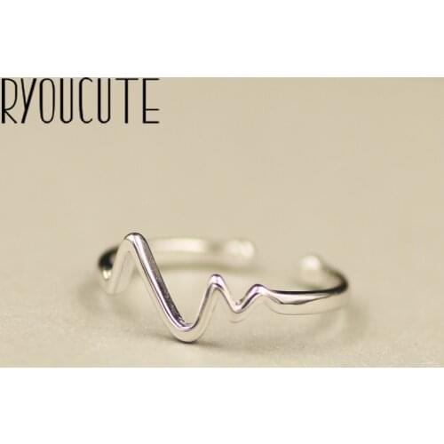 Retro Vintage Silver Color Geometric Rings For Women Girls Valentines Gifts Gothic Rings 2020