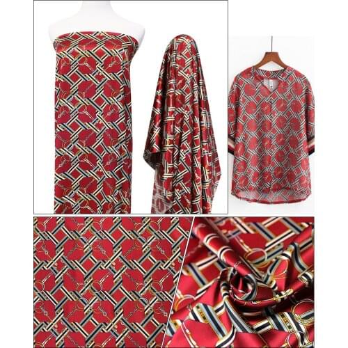 100% silkworm silk crepe satin fabric, cheongsam width 108cm garment fabric, used for DIY sewing 2020 hot fabric