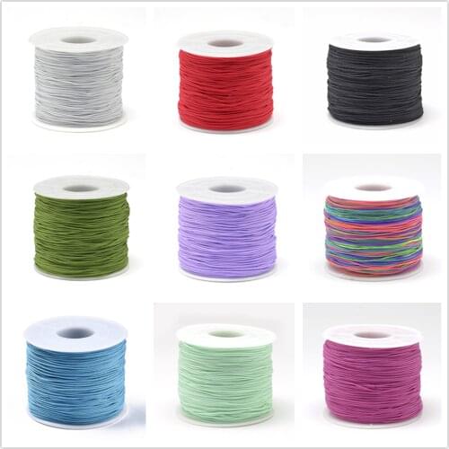 0.4~0.5mm Polyester Cords Thread Beading for Jewelry Making bracelet necklace DIY Supplies Accessories,about 120~130m/roll F60