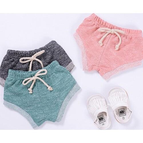 Baby Summer Pants Korean Style Boy Girl Candy Color Shorts Childrens Casual Shorts 12 Months-6 Years