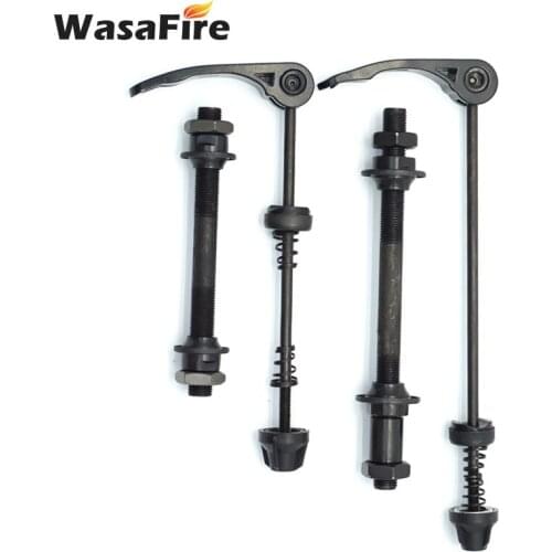 1 Pair Mountain Bicycle Road Bike Wheel Hub Front and Rear Skewers Quick Release Hollow Shaft Set fit 20" 22" 24" 26" 28"Bike
