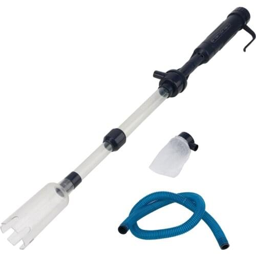 Vacuum Aquarium Fish Tank Pipe Electric Water Change Pump Changing Water Gravel Cleaner Tool Waste Remover Filters Tools